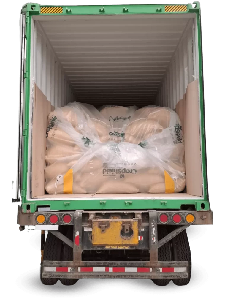 Liner para contenedores de cacao